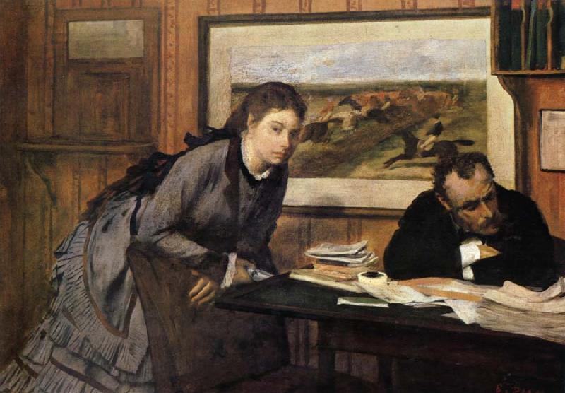 Edgar Degas feel wronged and act rashly Germany oil painting art